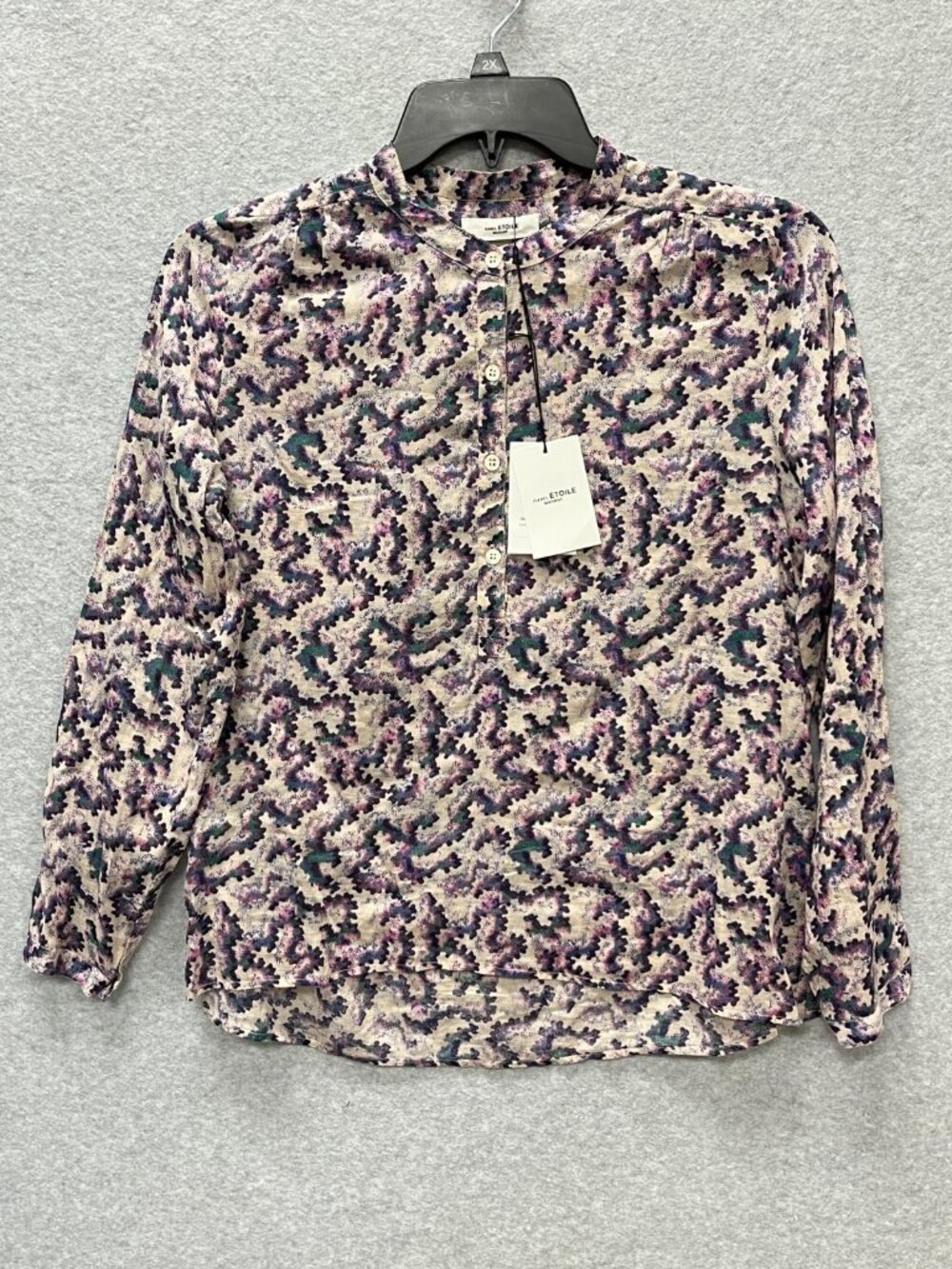Isabel Marant Maria Étoile Printed Cotton-Gauze Blouse - FR 34/UK 6 NWT